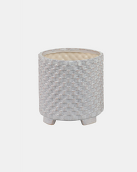 MACETA TEXTURED FOOTED