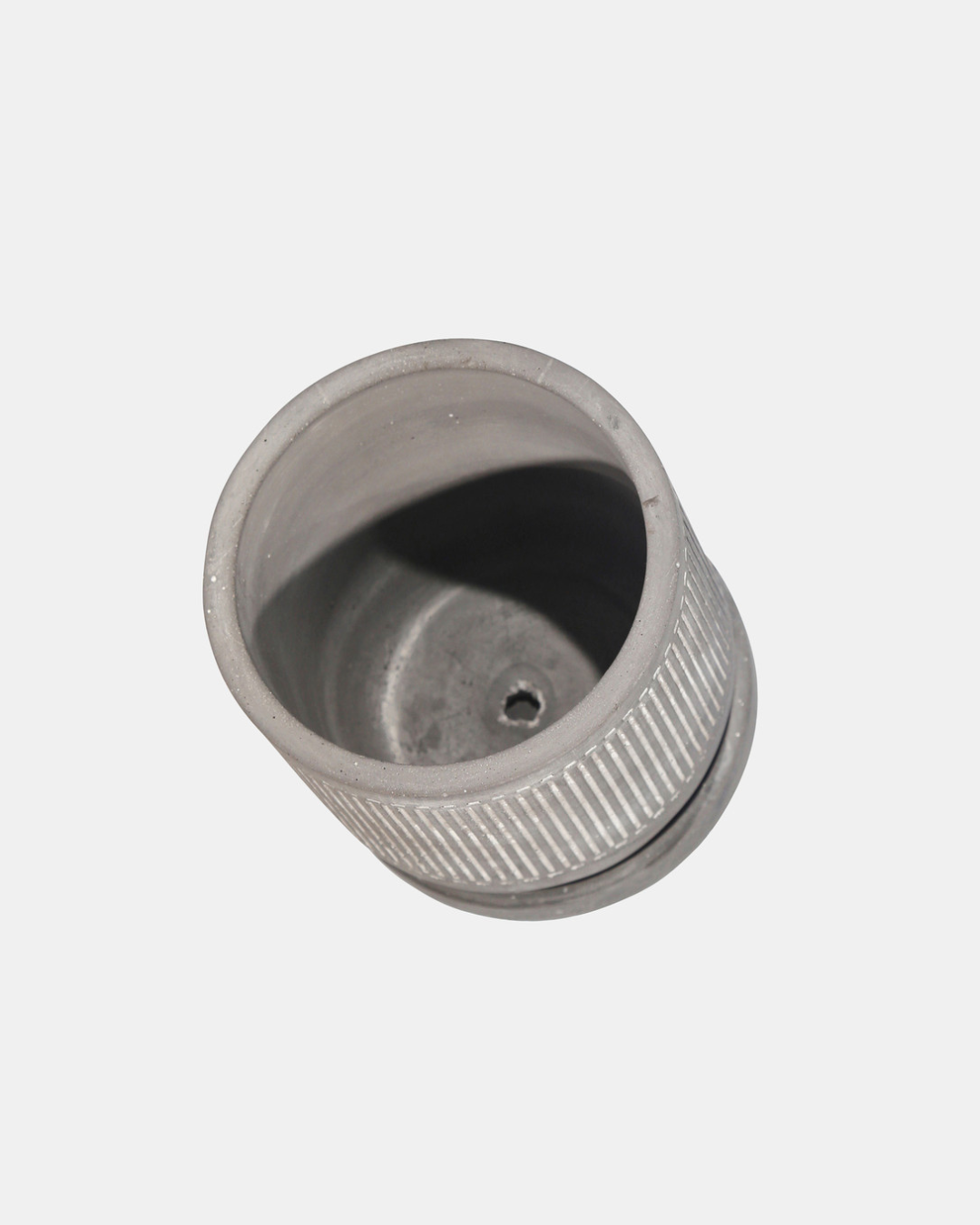 MACETA W/SAUCER GRAY PATTERN