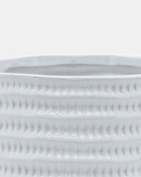 MACETA TEXTURA BCO/BEIGE