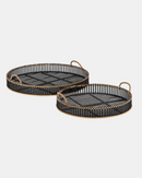 TRAY BAMBOO BLACK