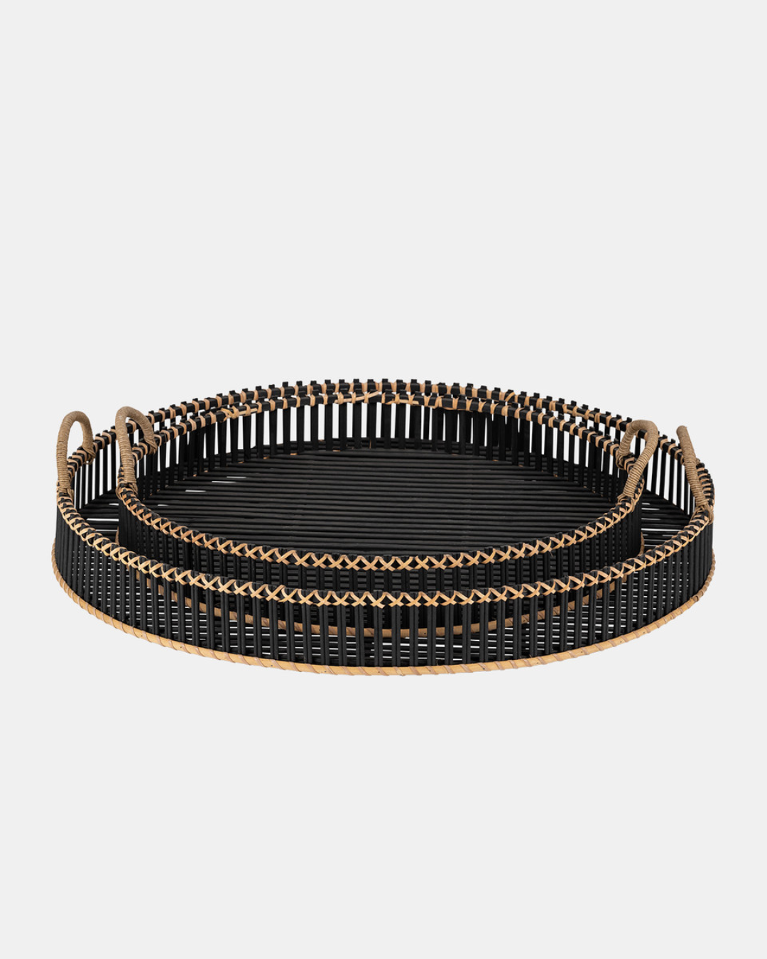TRAY BAMBOO BLACK