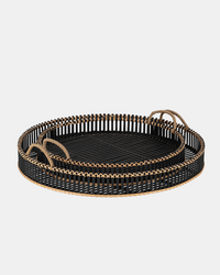 TRAY BAMBOO BLACK