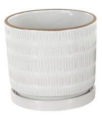 POT CERAMIC WHITE