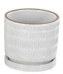 POT CERAMIC WHITE
