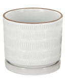 POT CERAMIC WHITE