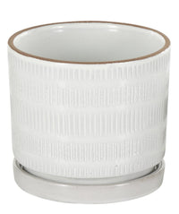POT CERAMIC WHITE