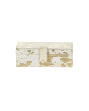 CAJA DE CUERO DORADO