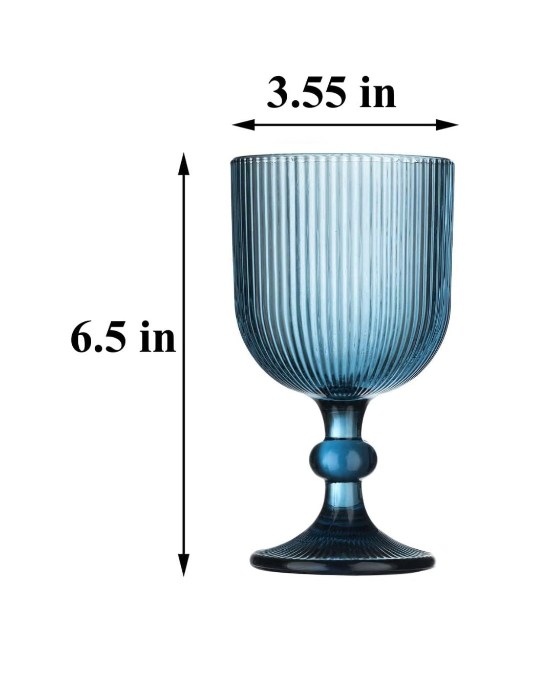 SET 6 COPAS RIBBED