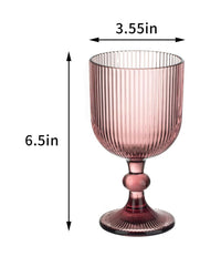 SET 6 COPAS RIBBED